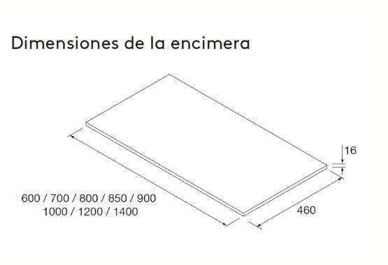 Mueble de baño con encimera de madera Attila Salgar
