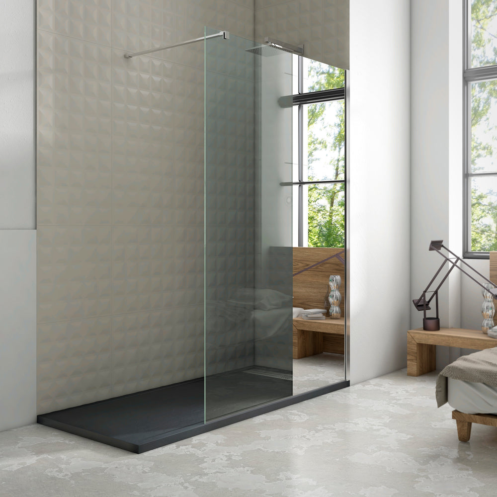 Mampara de Ducha Fija Walk-In Cristal 8 mm