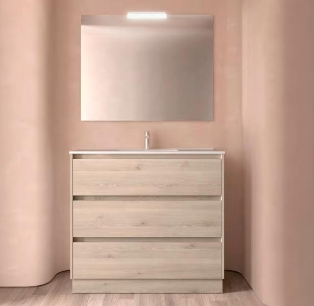 Conjunto mueble de baño 3 cajones Noja Salgar