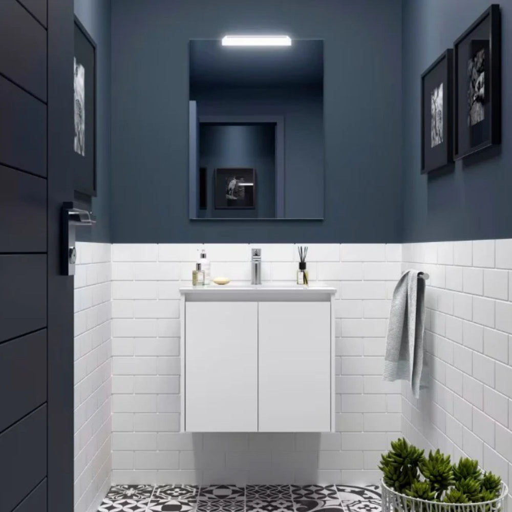 Conjunto mueble de baño Noja Salgar 2 puertas suspendido