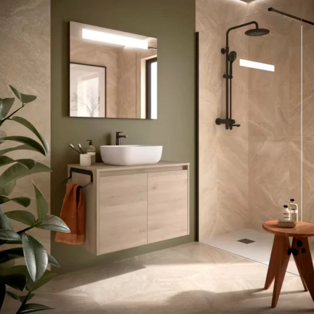 Mueble de baño con encimera y puertas Noja Salgar