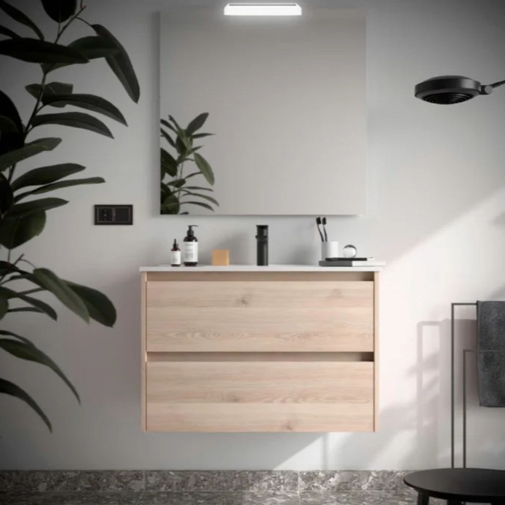 Conjunto mueble de baño con lavabo Noja Salgar