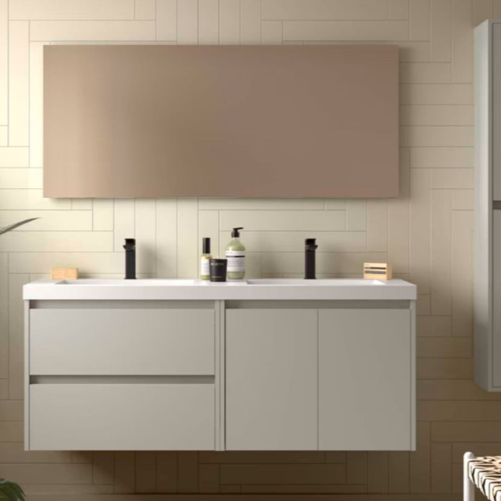 Conjunto mueble de baño Noja Salgar 2 cajones con 2 puertas