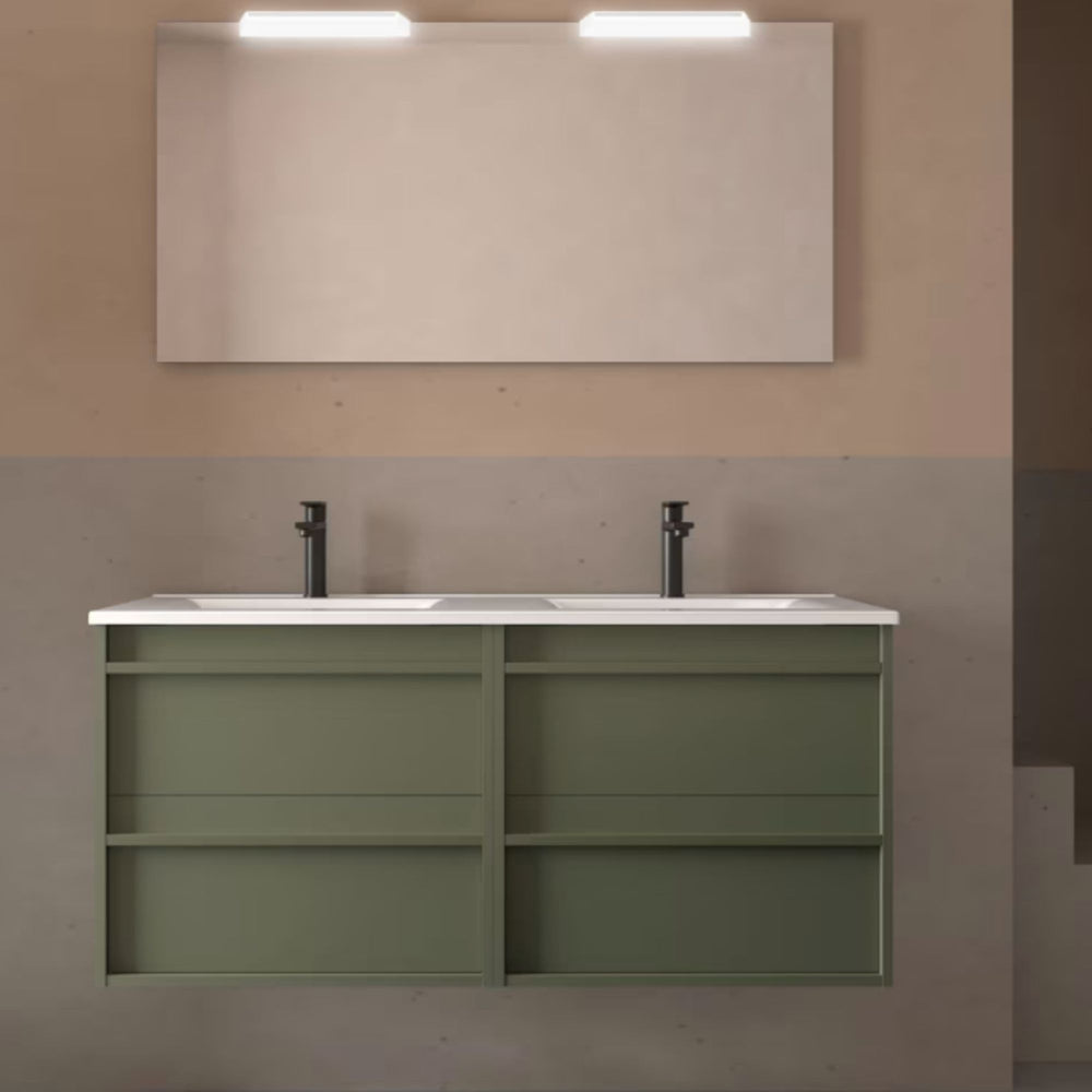 Conjunto mueble de baño Attila Salgar 120 cm 4 cajones