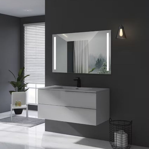 Espejo de baño rectangular Finlandia Ledimex