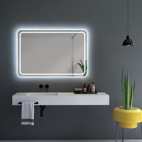 Espejo de baño rectangular Grecia Ledimex