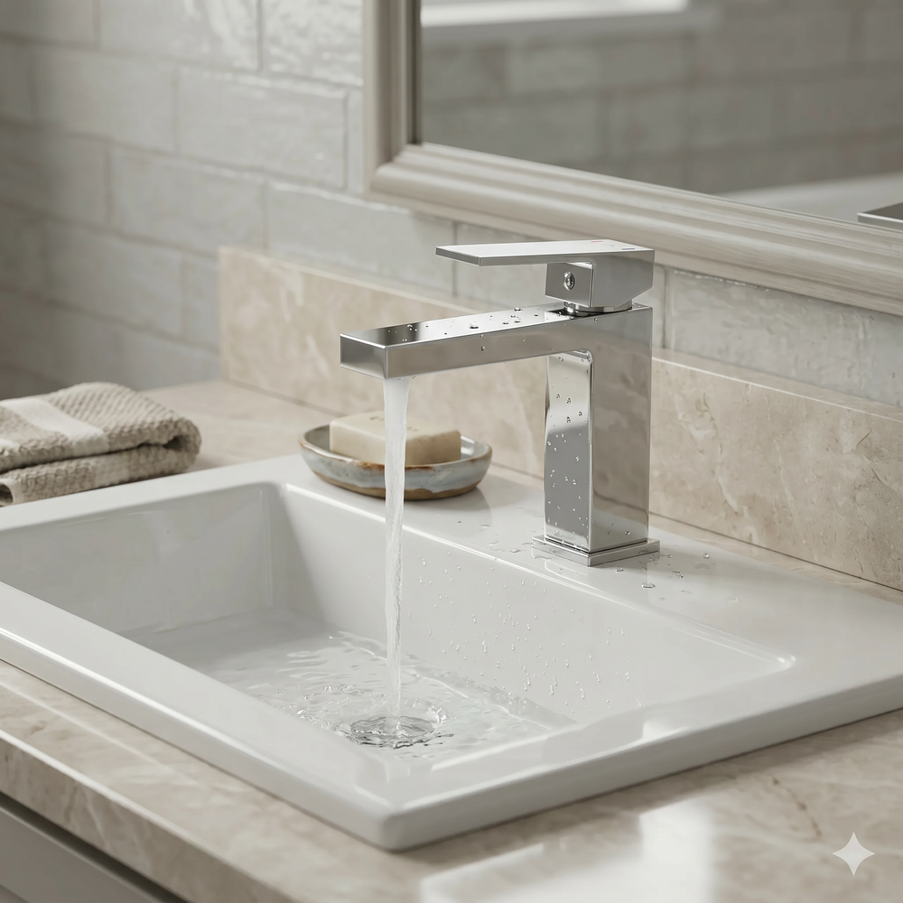 Grifo monomando lavabo KUBIC