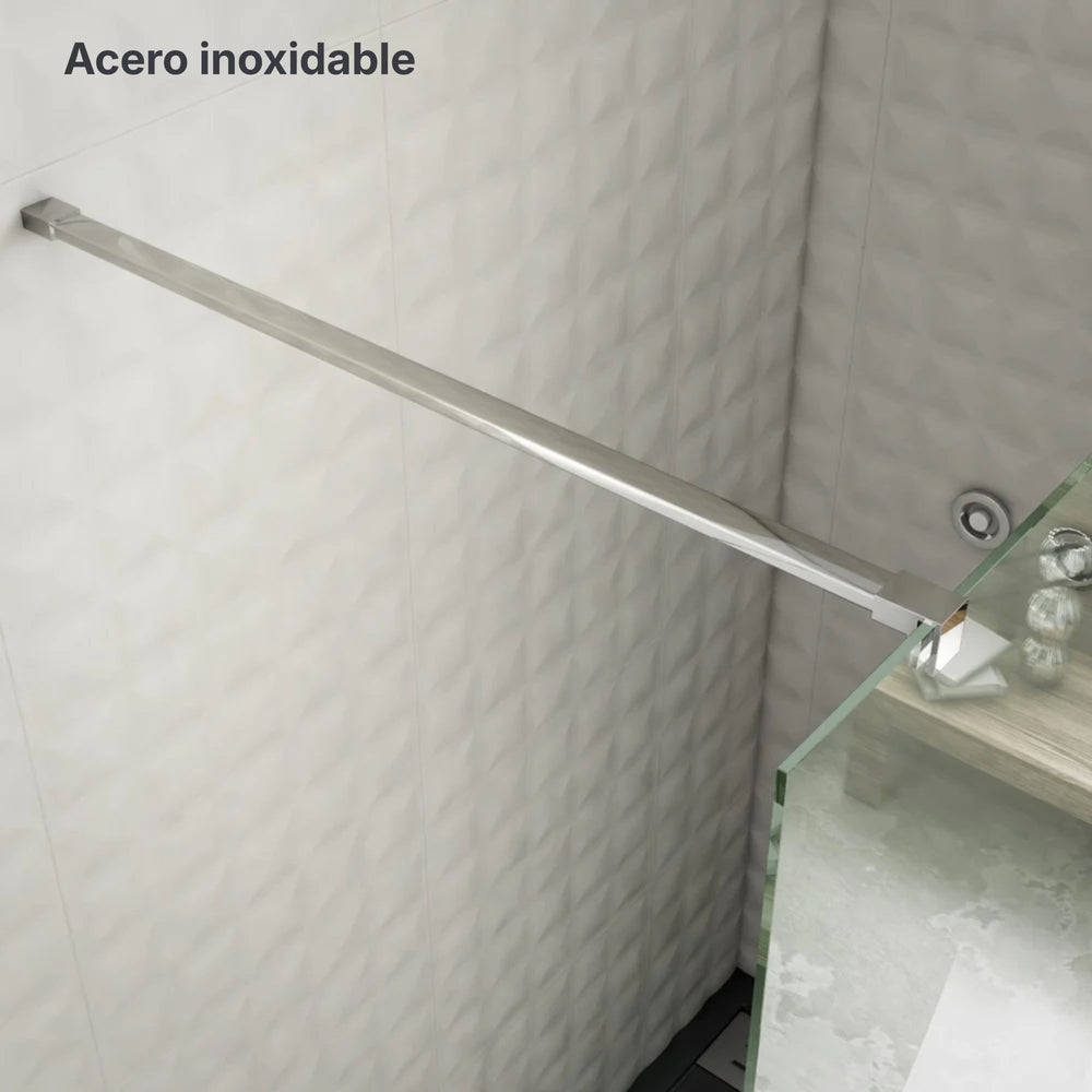 Mampara de Ducha Fija Walk-In Cristal 8 mm