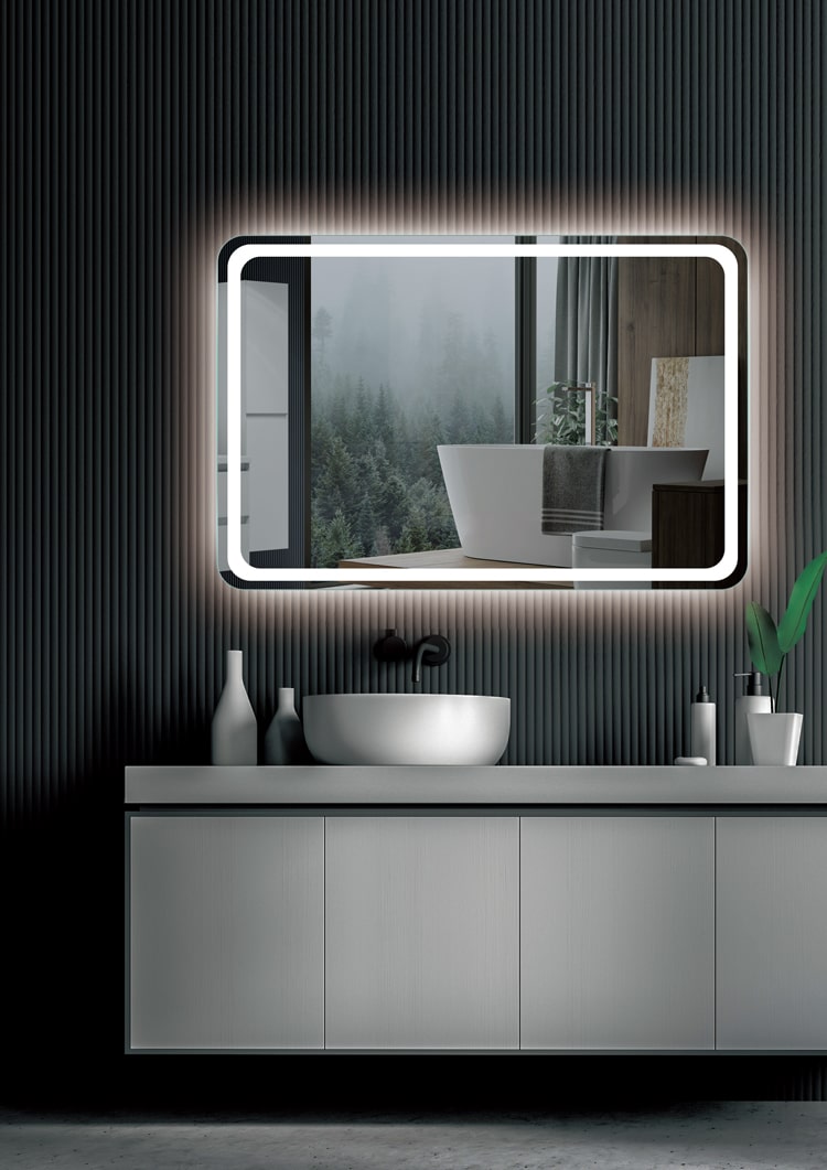 Espejo de baño rectangular Austria Ledimex