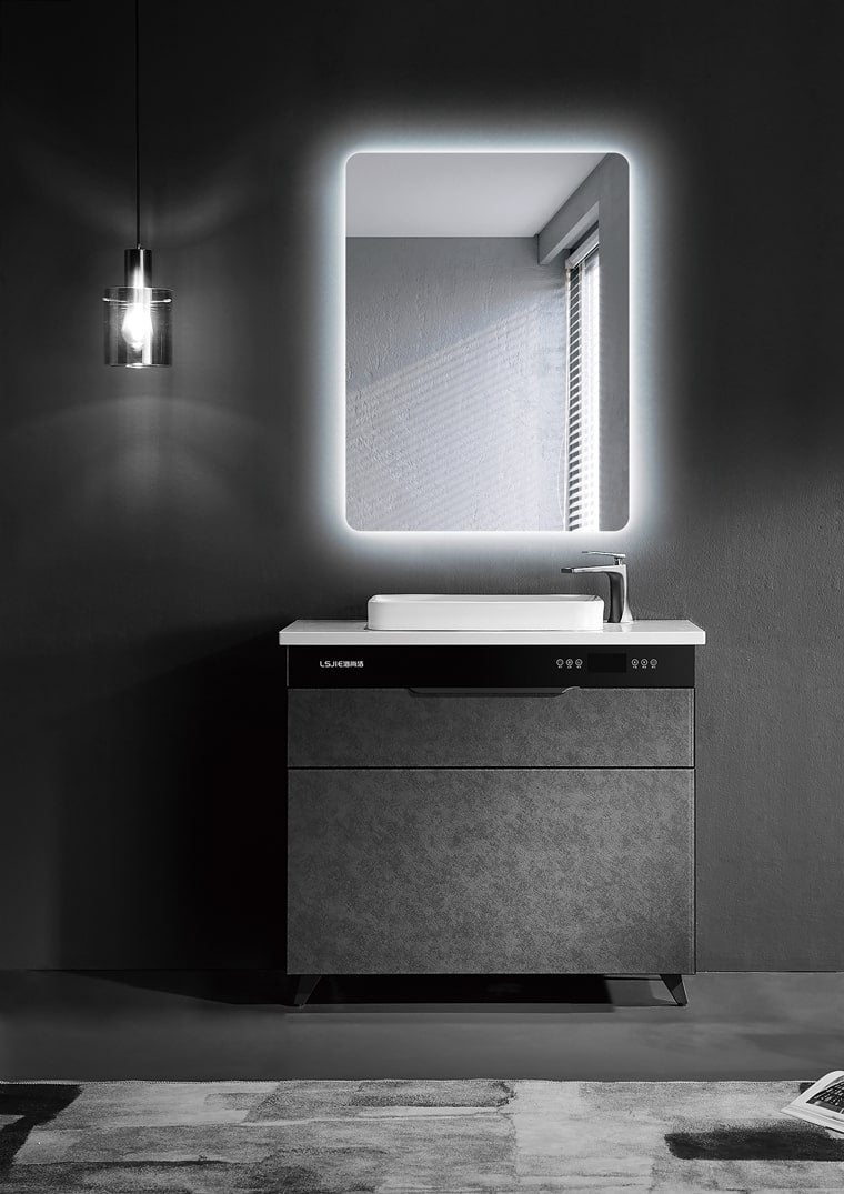 Espejo de baño rectangular Dinamarca Ledimex