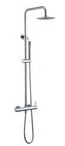 Columna de ducha Monomando Serie Monza Acabado Cromo