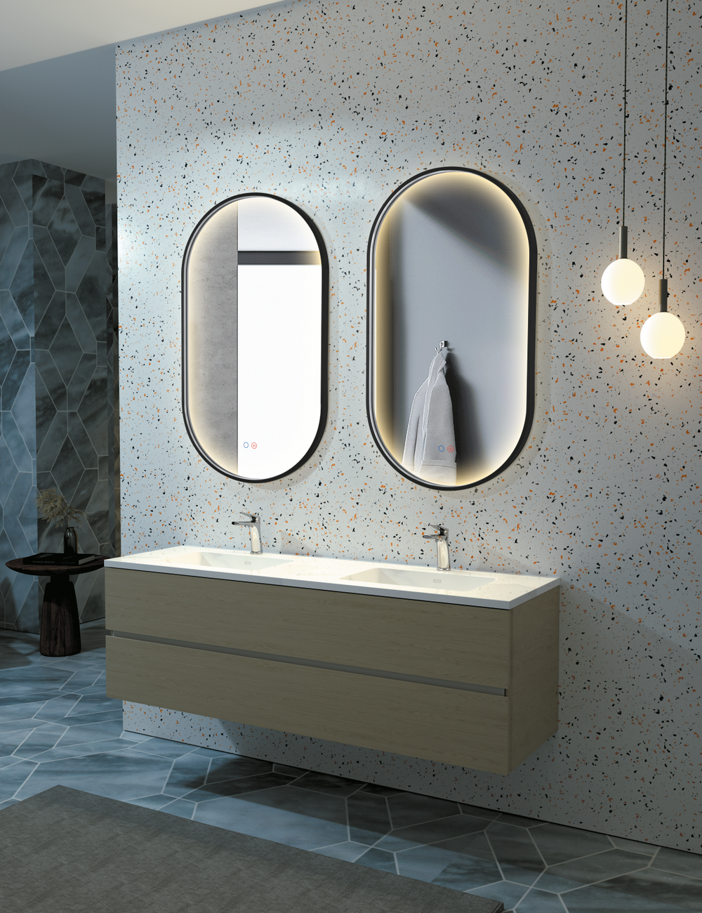 Espejo de baño capilla Roma Ledimex