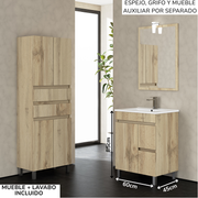 Mueble de baño Planus con patas