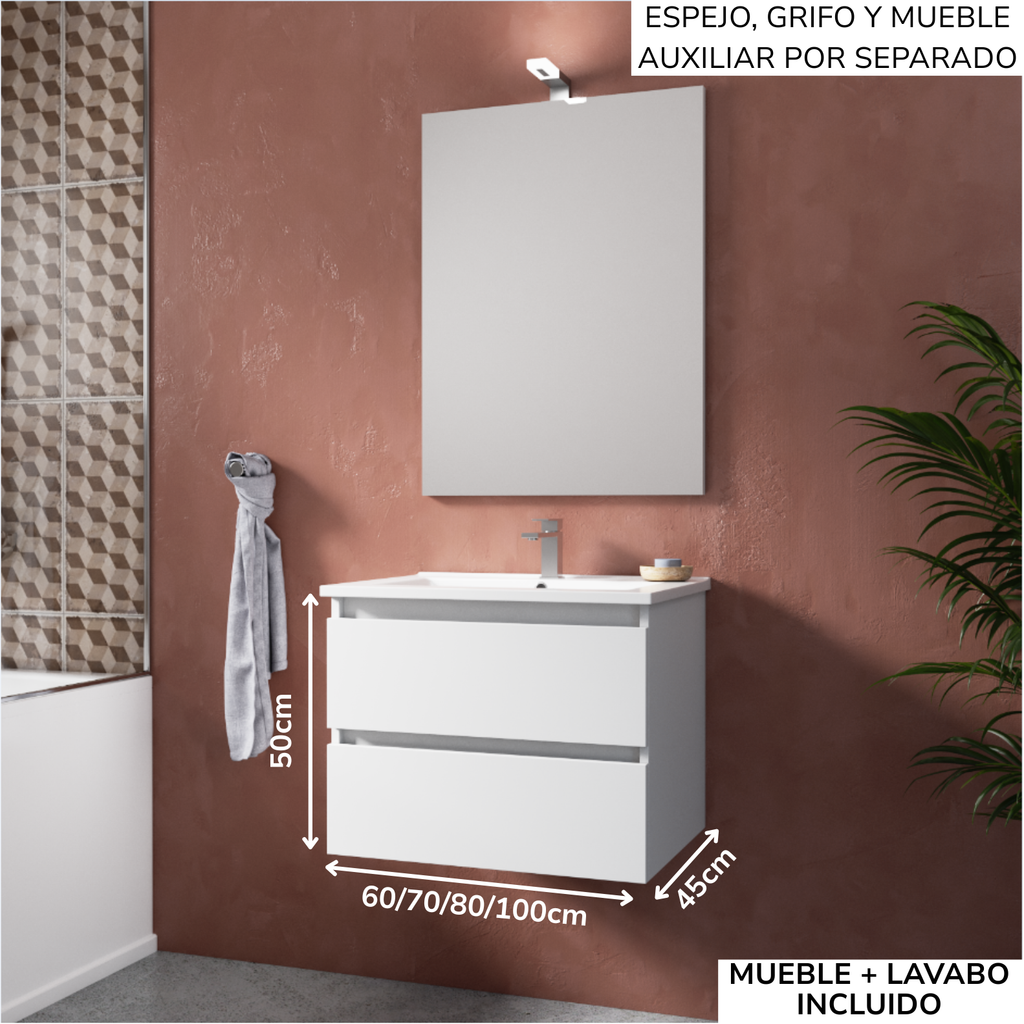 Mueble de baño Marsella suspendido