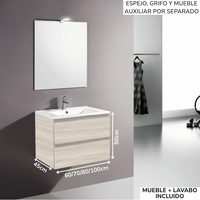 Mueble de baño Marsella suspendido