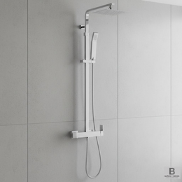 Columna de ducha Skara Monomando Cromo