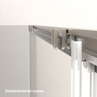 Mampara de ducha Frontal Fijo+puerta Corredera Signature