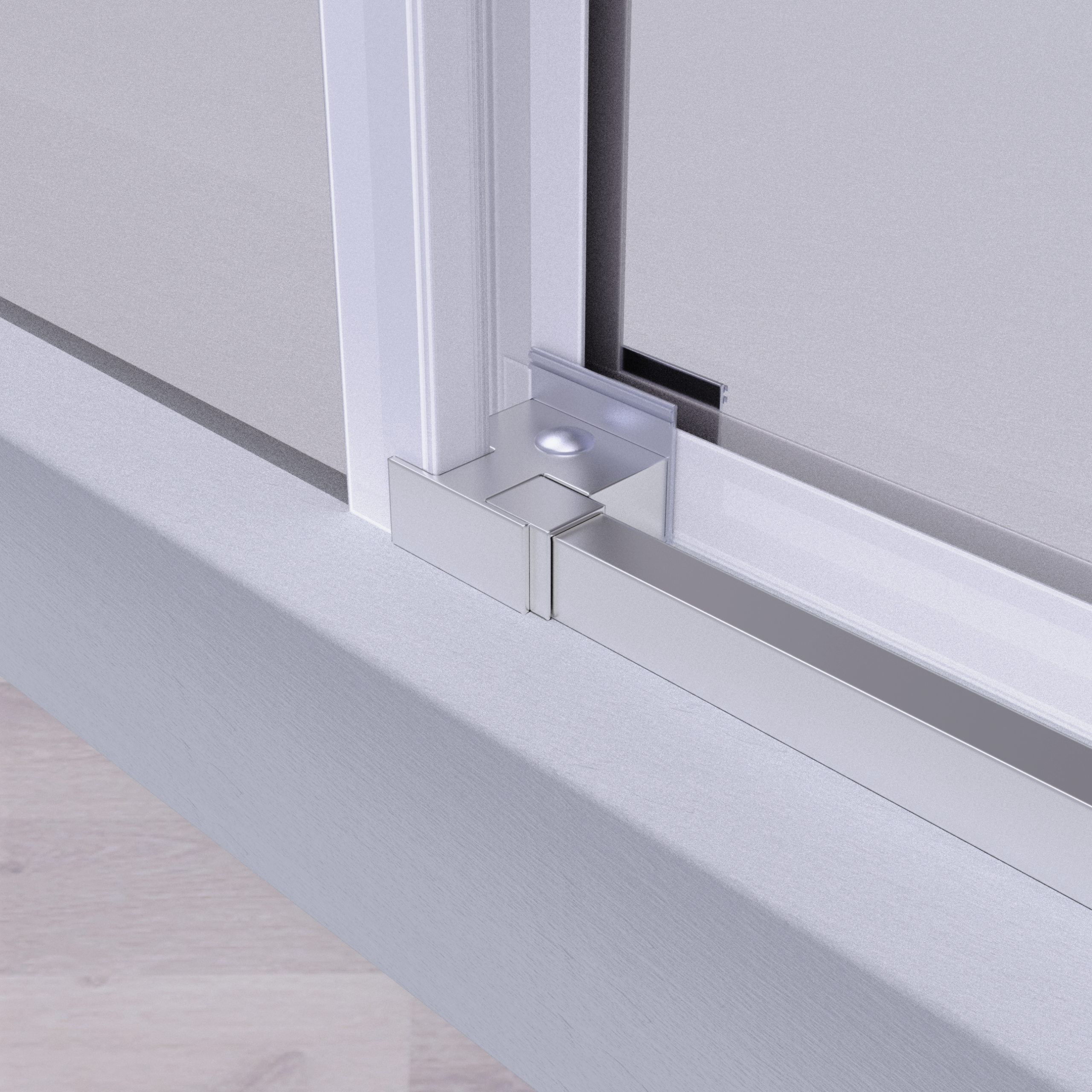 Mampara Signature Frontal Fijo+puerta Corredera