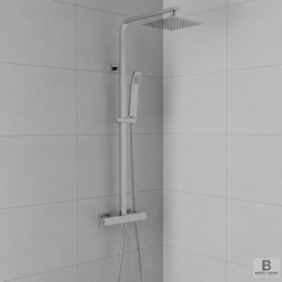 Columna de ducha Skara Termostática Cromo