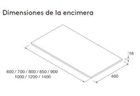 Mueble de baño con encimera de madera Attila Salgar 120 cm