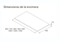 Mueble de baño con encimera de madera Attila Salgar 140 cm