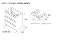 Conjunto mueble de baño Attila Salgar
