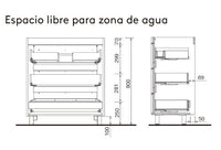 Conjunto mueble de baño Attila Salgar