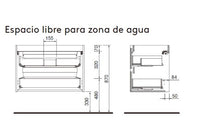 Conjunto mueble de baño Attila Salgar Suspendido
