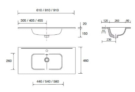 Conjunto mueble de baño Biba Salgar con lavabo Ibon