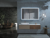 Espejo de baño cuadrado Boston Ledimex