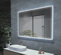 Espejo de baño cuadrado Boston Ledimex