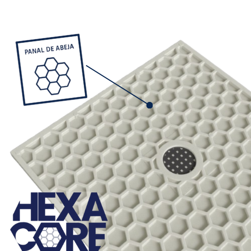 Plato de Ducha Hexacore