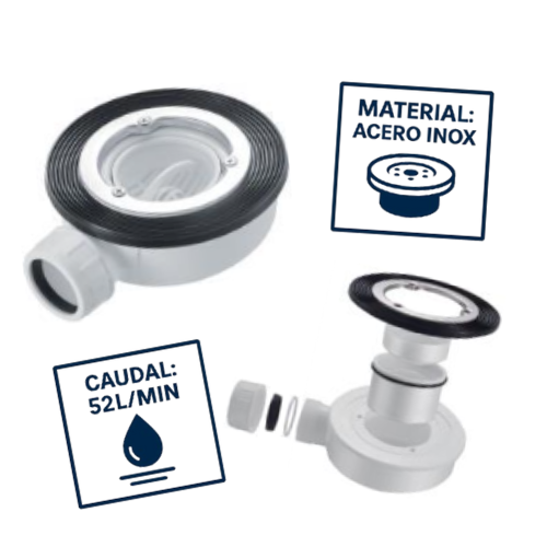 Plato de Ducha Hexacore