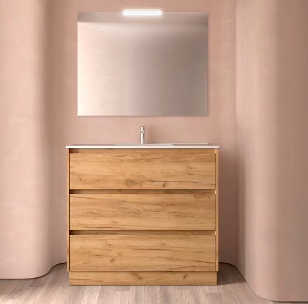 Conjunto mueble de baño 3 cajones Noja Salgar
