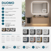 Espejo de baño Duomo Ledimex
