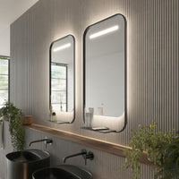 Espejo de baño cuadrado con canto redondo Concept Ledimex