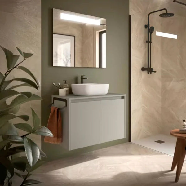 Mueble de baño con encimera y puertas Noja Salgar