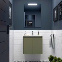 Conjunto mueble de baño Noja Salgar 2 puertas suspendido