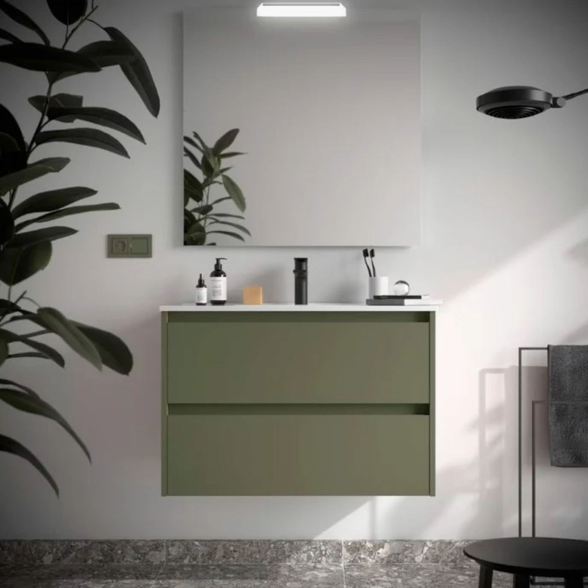 Conjunto mueble de baño con lavabo Noja Salgar
