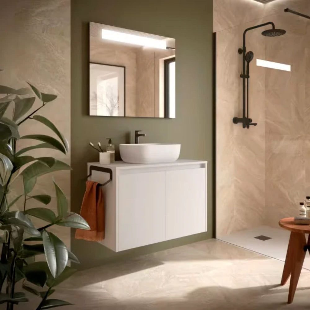 Mueble de baño con encimera y puertas Noja Salgar