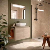 Mueble de baño con encimera y puertas Noja Salgar