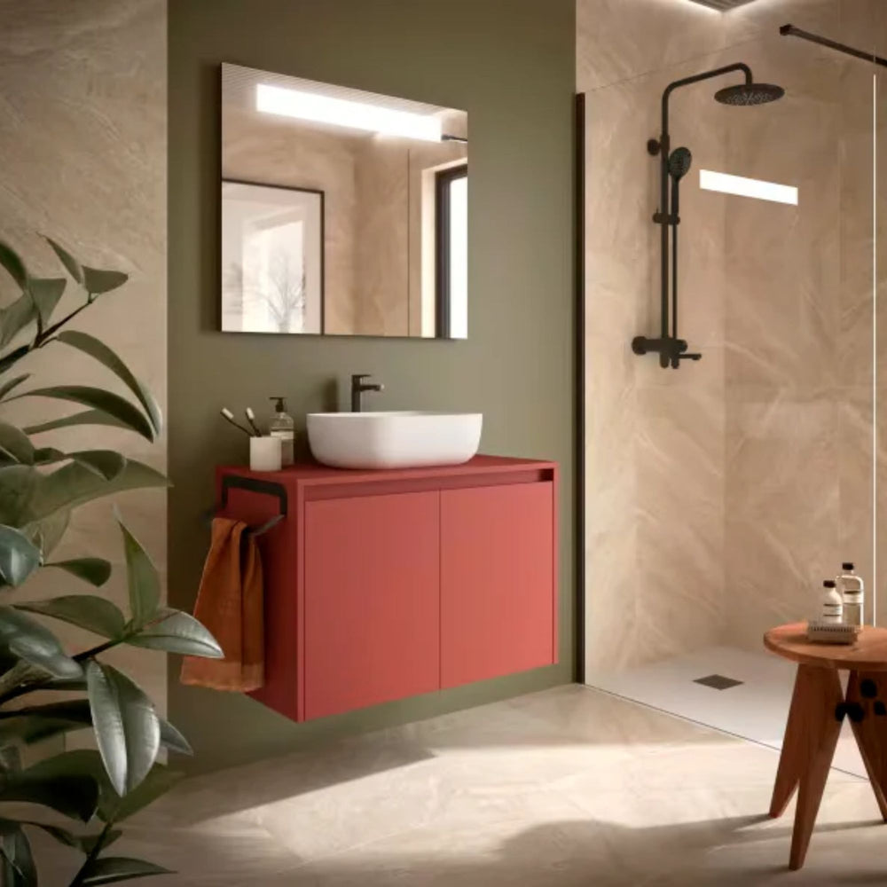 Mueble de baño con encimera y puertas Noja Salgar