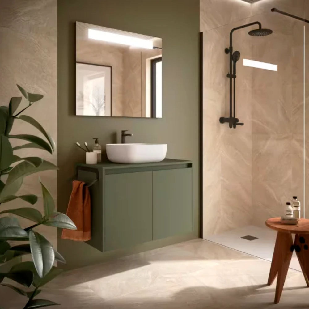 Mueble de baño con encimera y puertas Noja Salgar