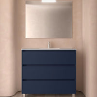 Conjunto mueble de baño 3 cajones con patas Noja Salgar