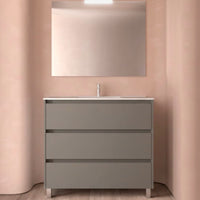 Conjunto mueble de baño 3 cajones con patas Noja Salgar