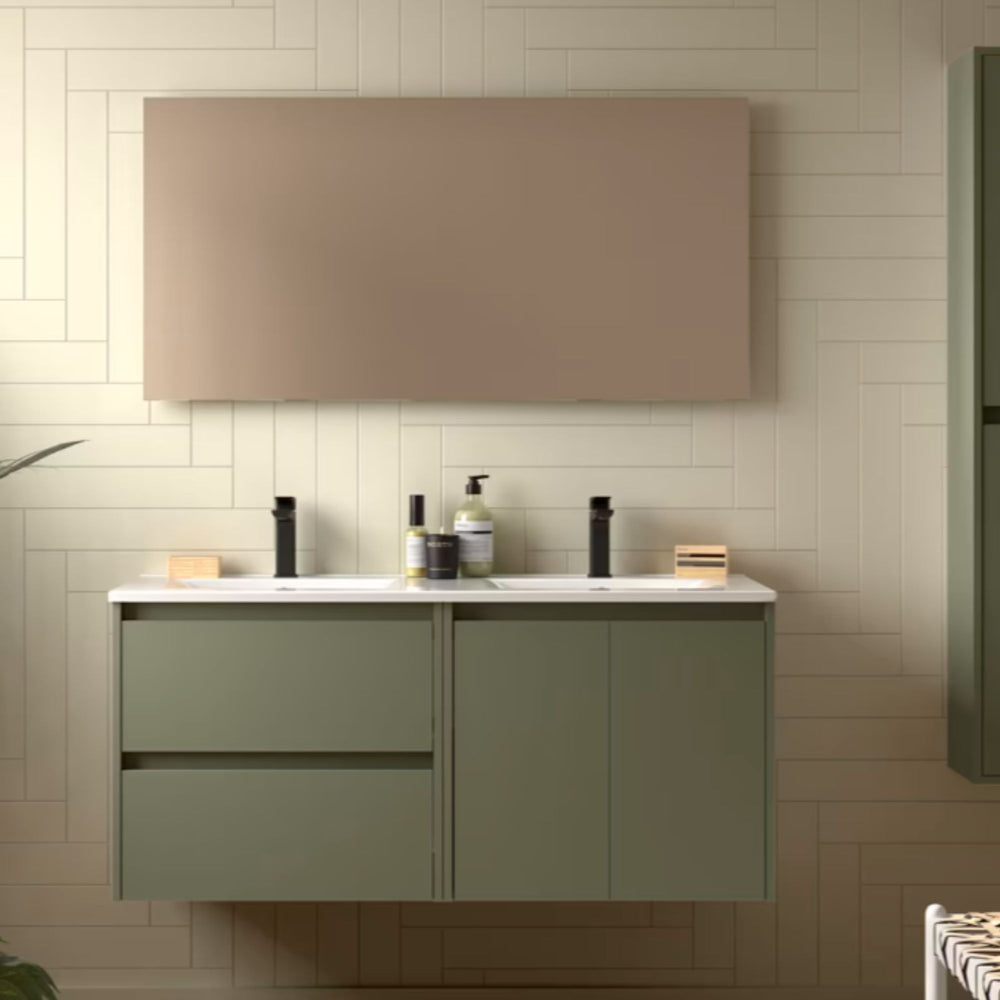 Conjunto mueble de baño Noja Salgar 2 cajones con 2 puertas