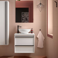 Mueble de baño con encimera de madera Attila Salgar