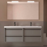 Conjunto mueble de baño Attila Salgar 140 cm con 4 cajones
