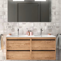 Conjunto mueble de baño Attila Salgar 120 cm 4 cajones