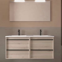 Conjunto mueble de baño Attila Salgar 120 cm 4 cajones